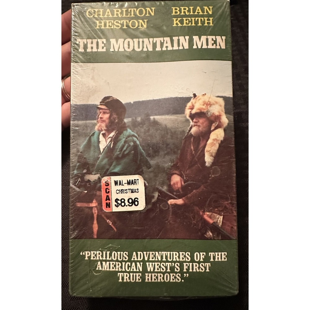 The Mountain Men : VHS Tape 1989, New Sealed, Charlton Heston & Brian Keith